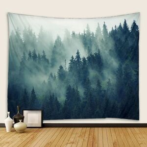 Misty Forest wall tapestry